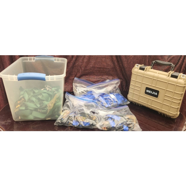 Tie Down Straps and MEIJIA Hard Case
