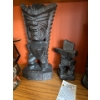 Image 4 : Lovely Hawaii Carvings (11T), Inuit Inukshuk Stone Carving, Inuit Woman, Decorative Glass 