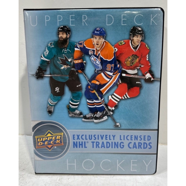 Collection of Binders of Upper Deck 2017/18 Collector Hockey Cards