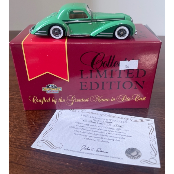 1946 Delahaye Type-145 Matchbox Collectibles
