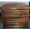 Image 1 : Bed Side Table w/ 2 Drawers 24x18x22