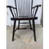 Image 3 : 6 Black Wood Windsor-Style Dining Chairs