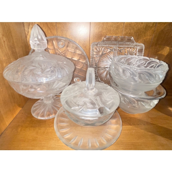 Beautiful Assortment of Collectible Crystal Pieces & Servingware
