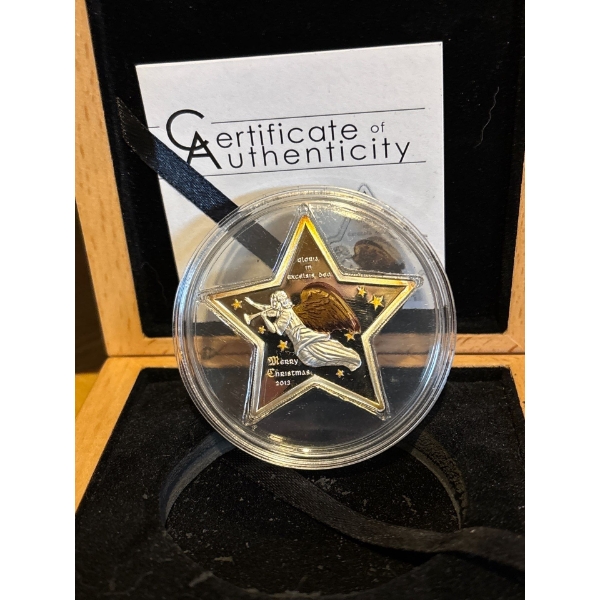 2013 $5 Christmas: Gloria in Excelsis Deo - Pure Silver Coin