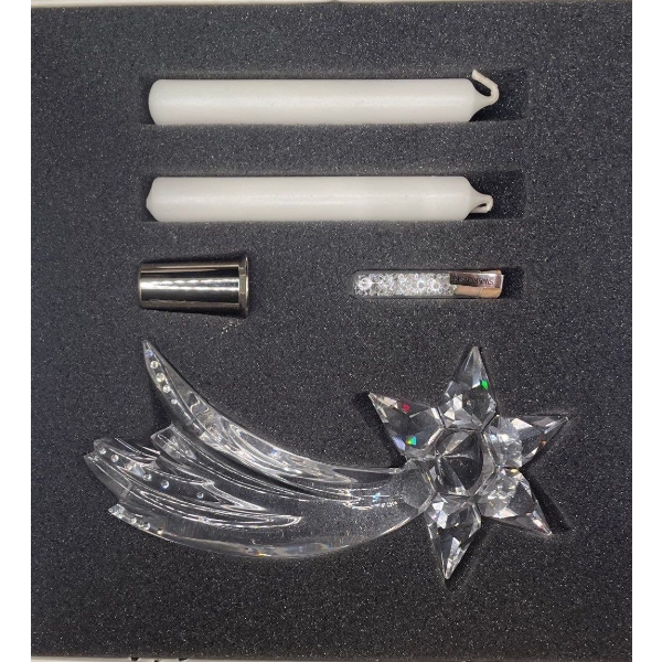 Swarovski Crystal Shooting Star with Candles