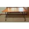 Image 1 : Lovely Wooden Folding Table - 62W, 29D, 30T