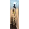 Floor Lamp w/Built-in Shelving Unit- Lampara Plant Stand-Attached Lamps 18x71"tall