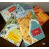 Image 4 : Travel Destination Superstation - Vintage Travel Brochures & 5 Drawer Organizer 