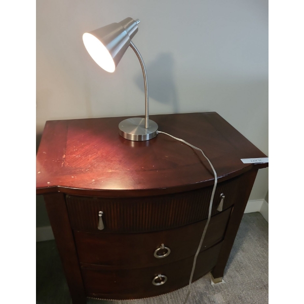 Somerton Nightstand 30 w, 29.5 h, 19.5 d (1) and Small Lamp