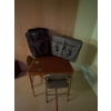 Image 1 : Card Table, Chairs and Suitcases