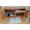 Image 4 : Oak Console Table w/ Contents 56x18x26