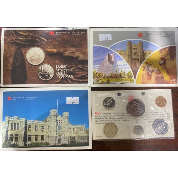 1987 Royal Canadian Mint Uncirculated Coin Set with Packaging