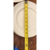 Image 3 : 8 Dinner Plates and 1 Serving Dish by Johnson Bros, Off White Color