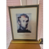 Image 1 : Framed Art Print Salvador Dali's "Lincoln in Dalivision"/ Abe Linc Portrait  20T