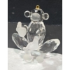 Image 6 : Crystal Monkey 2"T + 3 Various Crystal Decor Pieces 1" & 2" Tall