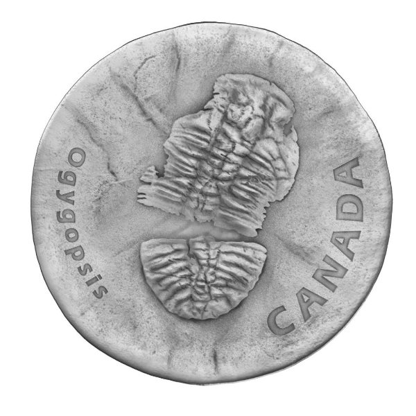 2017 $20 Ancient Canada: Ogygopsis - Pure Silver Coin in Floating Frame
