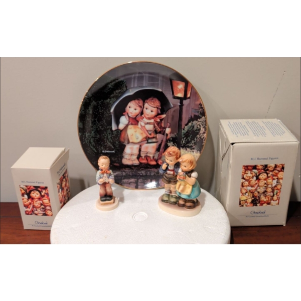 Collectible Goebel Decorative Plate & Figurines #1