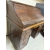 Image 2 : Victorian Oak Roll Top Desk 48W x 31D x 46T