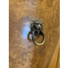 Image 3 : Gorgeous Wooden Closet w/ Brass Lion Accents - 47W, 22D, 73T 