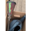 Image 9 : Outdoor Garden Décor Lot: Metal Sun, Hummingbird, Solar Lights, Planters, Watering Can
