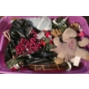 Image 3 : 4 Big Bins of Holiday Decorations Including: Garland, Stockings, Lights and More!