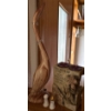 Image 2 : Hand Carved Teak Crane Stained Glass Sparrow Friendship Trophy & More 13T