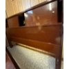 Image 3 : Cherry Walnut Double Bed Headboard w/ Queen Box Spring & Mattress Plus Decorative Pillow Covers 