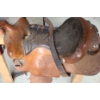 Image 1 : Western Saddle and Blanket, Includes Sawhorse to Store