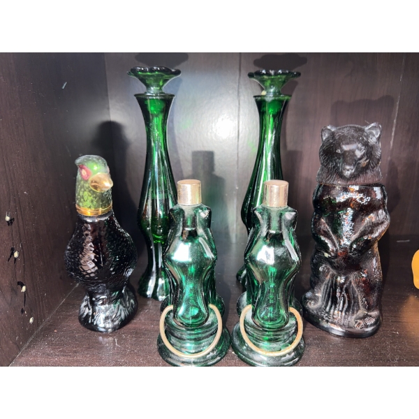 Avon Glass Bottles Assortment