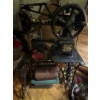 Image 1 : Singer antique leather stitching, sewing machine, complete with all attachments working in amazing c
