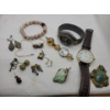 Image 1 : String Of Fresh Water Pearls 2 Quartz Wrist Watches & Assorted Fashion Jewelery