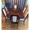 Image 1 : Gorgeous Solid Wood Dining Table w/ 6 Matching Chairs, In Great Shape - 65W, 42D, 30T