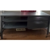 Image 2 : IKEA Nittrop TV Bench Stand Metal Shelves 41x14x19