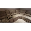 Image 5 : The Brick - Luke 6 Piece Sectional - 2 Power Reclining Seats, Console, USB/USBC Ports- 18FT LENGTH