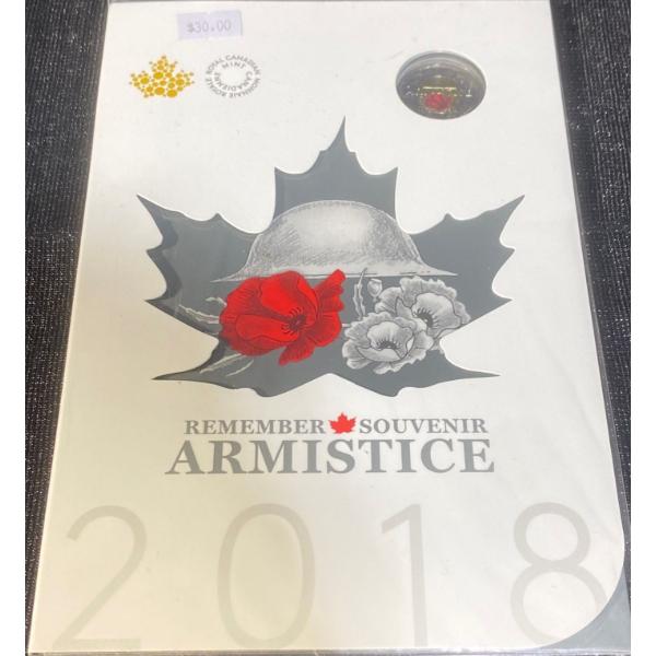 Royal Canadian Mint 2018 Armistice Collector Card