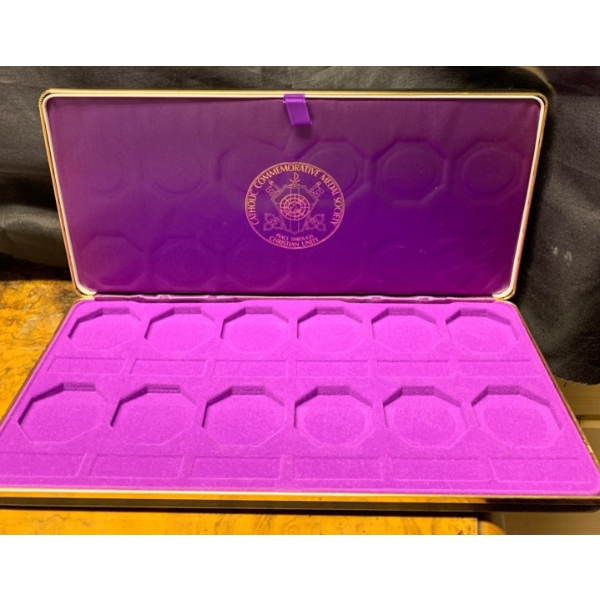 Coin Collection Case From  Catholic Commemorative Medal Society 