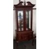 Image 2 : Cherry Stained China Cabinet (19" X 36" X 84")
