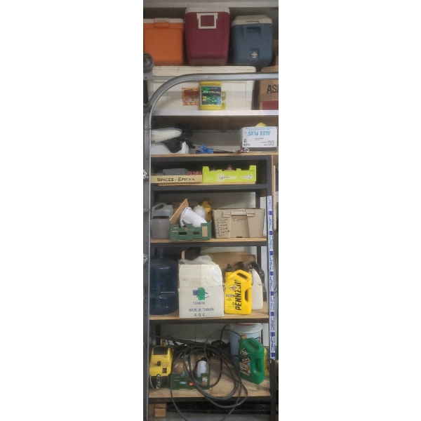 Garage Shelf with Karcher 1200 Pressure Washer