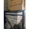 Image 3 : Blue Metal Storage Shelf with Wire Shelves