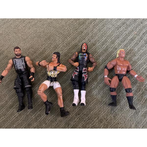 WWE Elite Collection Action Figure of Jimmy Uso, Kevin Owens, Brian Clarke, Sycho Sid 