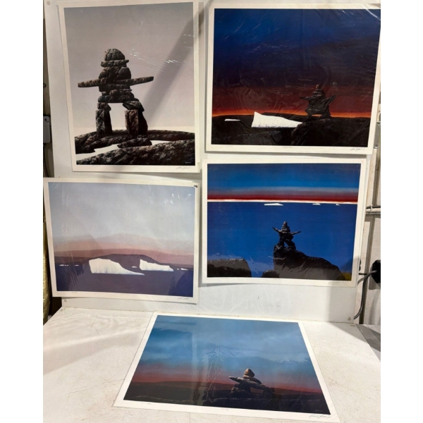 5 Limited Edition Lithograph Prints By Ken Kirkby