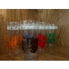 Image 2 :  8 assorted glasses. This is a vintage Kraft Swanky Swig juice glass, likely manufactured by Hazel A