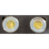 Image 2 :  2005 $8 Commemoration of the Chinese Railway Workers Two Silver Coin Set