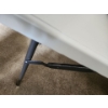 Image 3 : Folding Resin Utility Table w/ Metal Legs 71 W, 29 D, 29 T, Tablecloth Included 