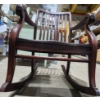 Image 7 : Solid Mahogany Rocking Chair with Spindle Backrest