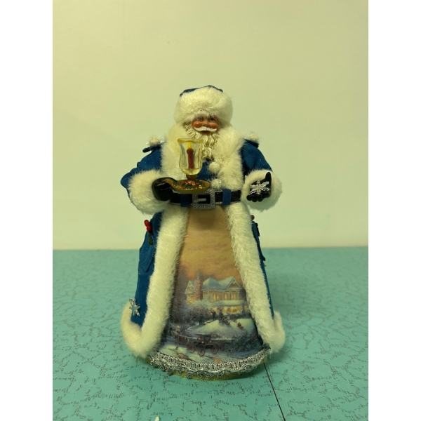 Thomas Kinkade Old World Santas Portrait Figure #5. Made by The Ashton-Drake Galleries
