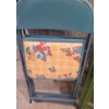 Image 2 : Metal Children's Folding Table and 4 Chairs. Table 36 w 24 d 21 h.  Chairs 15 w 14 d 26 h