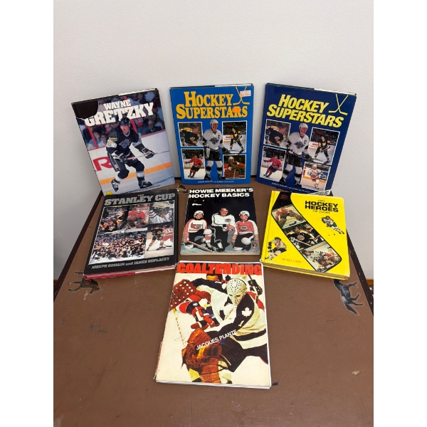 Seven Hockey Books Featuring Players, Teams, and Skills