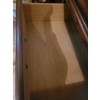 Image 5 : Media Cabinet with Glass Display, Adjustable Shelves, and Drawers