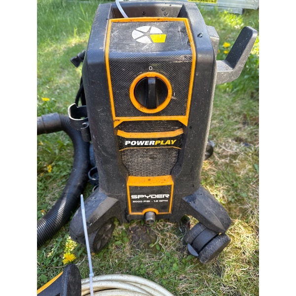 PowerPlay Snyder 8000 PSI Pressure Washer Model SPY2KCOS, RIGID WET/DRY Vac, Standing LED Light